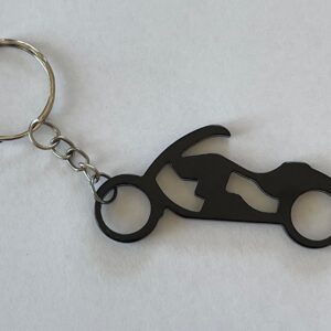 Petit porte clés moto décapsuleur